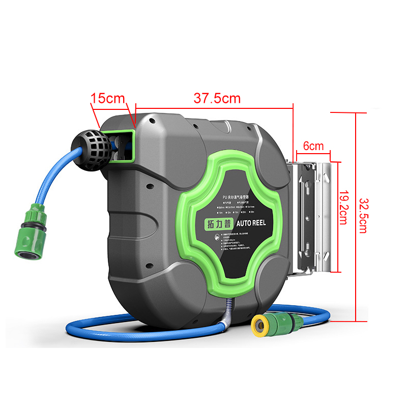 Smart Garden Kit - 자동 개폐식 호스 릴 워터 드럼,