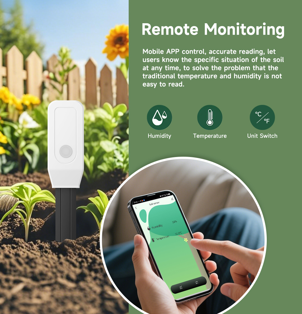 스마트 토양 테스터 센서, 지그비 3.0 토양 수분 및 - Plant Monitor 리뷰 및 가격