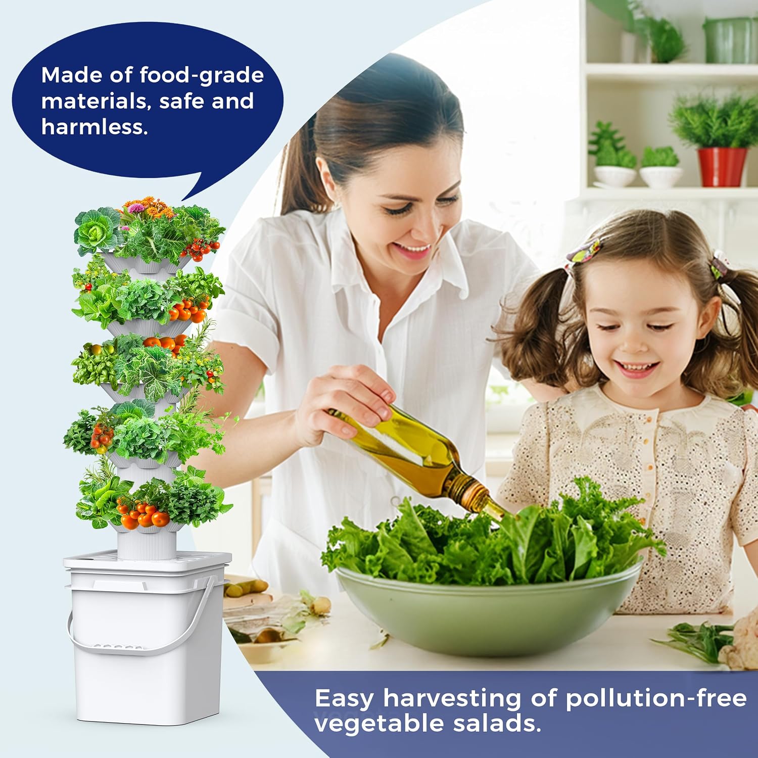 수경재배 시스템 키트 5층 수경 타워 30개 재배구 공 - Indoor Garden Kit 리뷰 및 가격