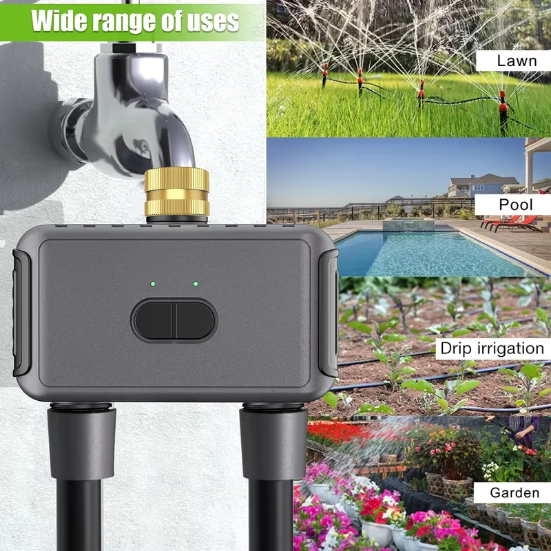 WAP01 WiFi 앱 제어 듀얼 호스 워터 타이머 스 - Smart Garden System 리뷰 및 가격