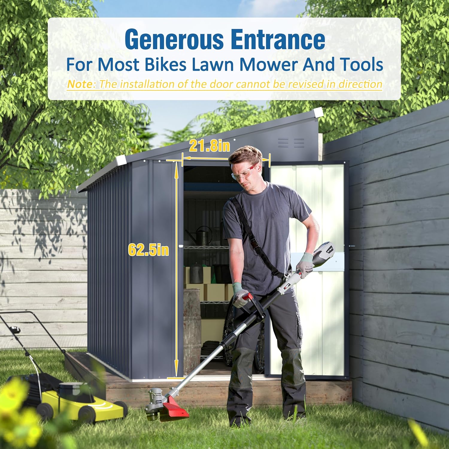 4×10피트 크기의 실외 보관용 창고, 금속 창고 키트 - Indoor Garden Kit 리뷰 및 가격