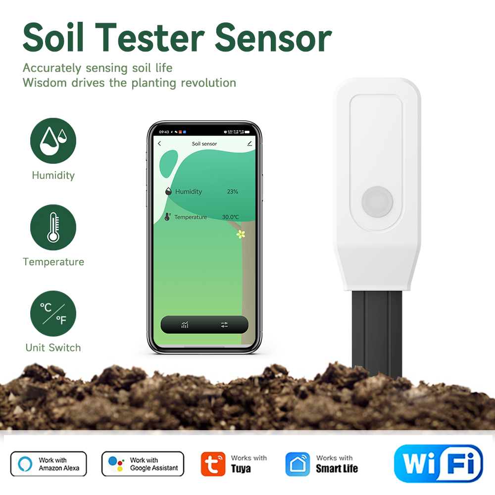 투야 스마트 와이파이 토양 테스터 온도 습도 센서 정원 - Plant Sensor 리뷰 및 가격