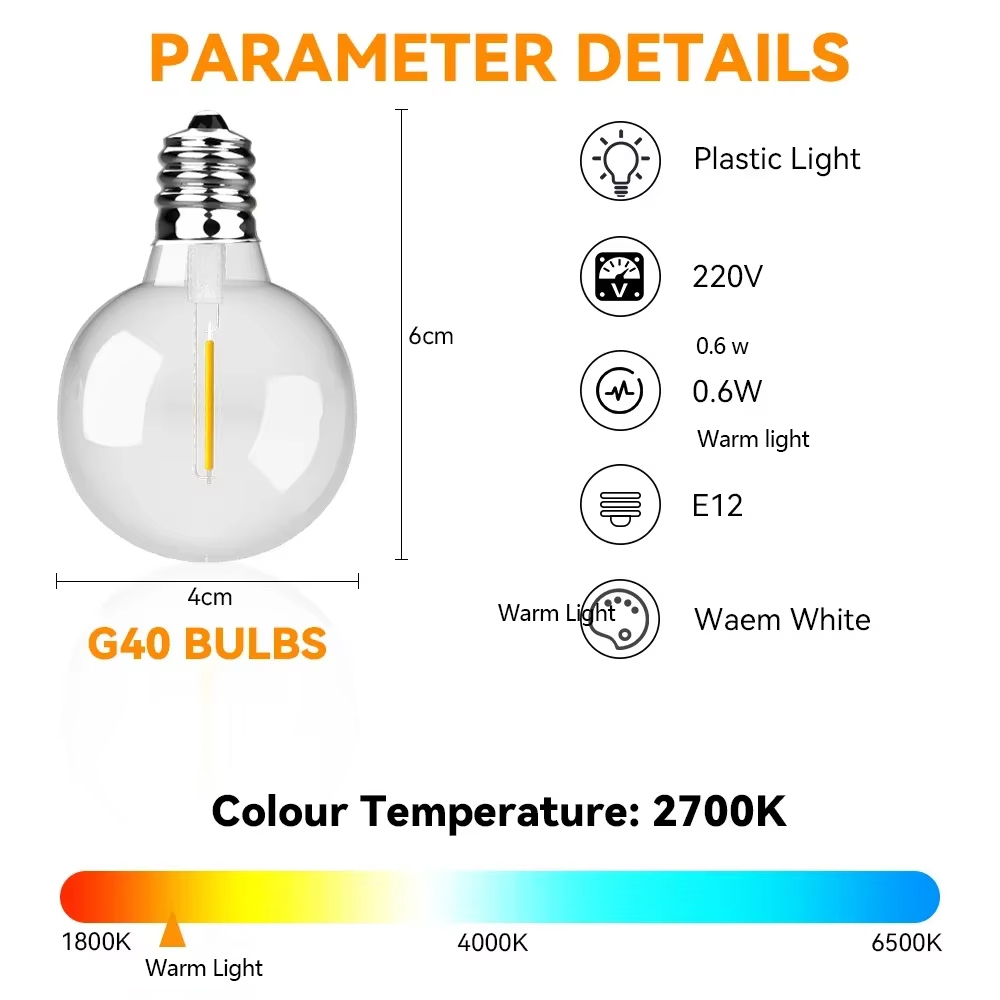 30M 15M 요정 문자열 빛 G40 LED 공 꽃줄  - Smart Garden Kit 리뷰 및 가격