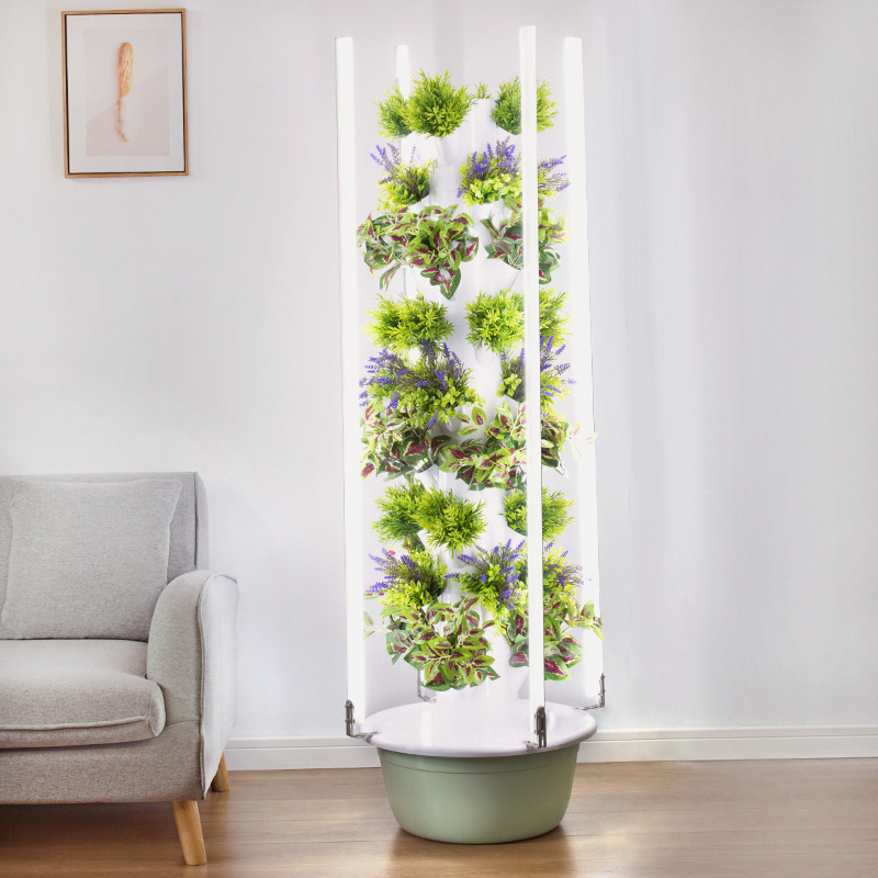 LED 식물 재배등을 갖춘 수직 수경 재배 타워, 지능 - Hydroponic Tower 리뷰 및 가격