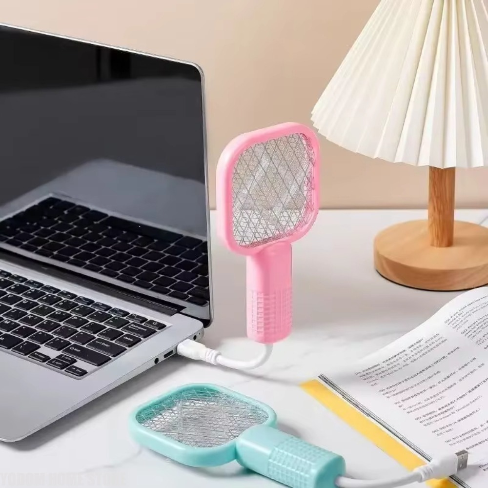 2-in-1 USB 모기 킬러 램프 전기 모기채 보라색 - Garden Camera 리뷰 및 가격